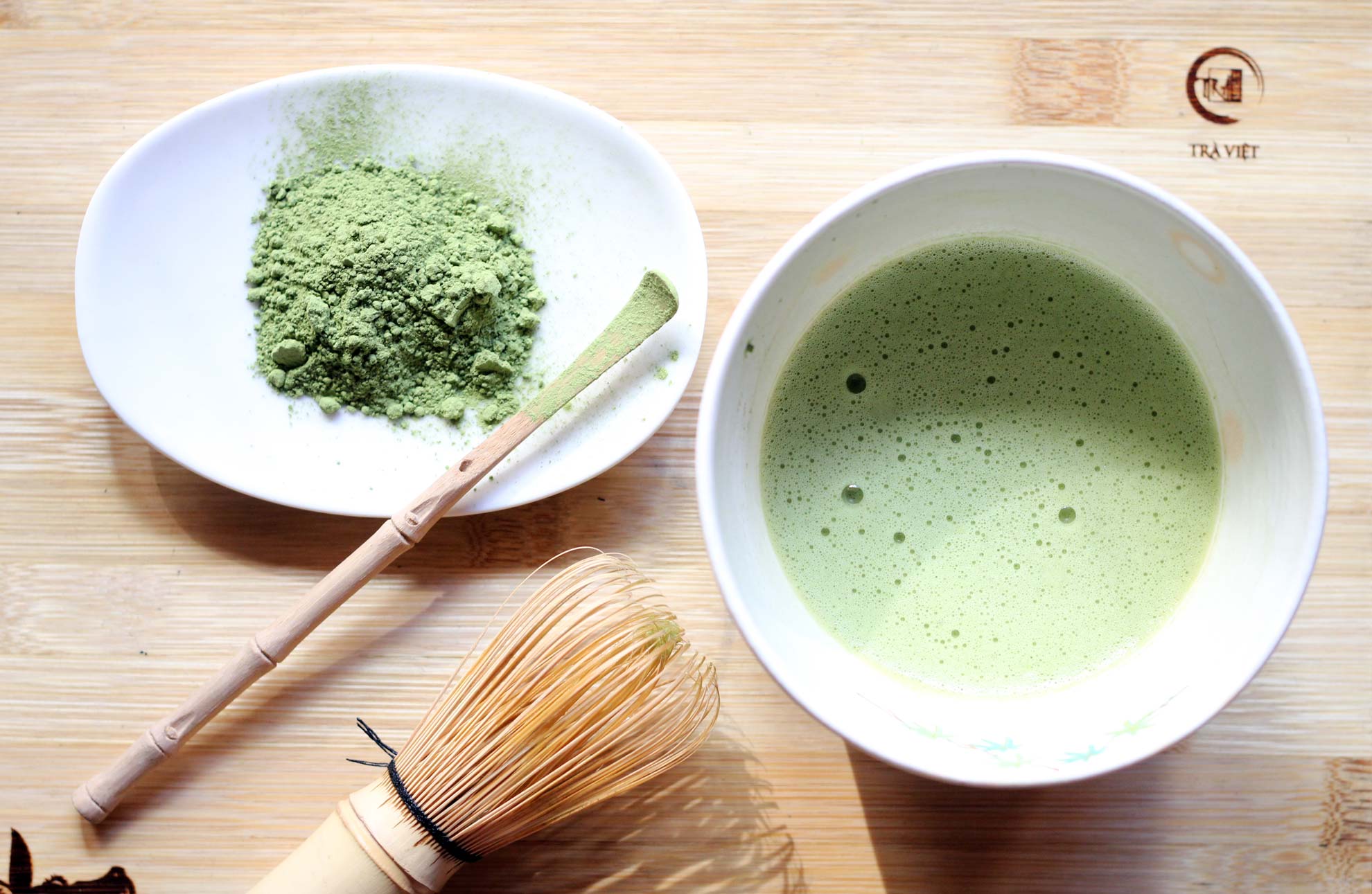 Bột trà xanh Matcha Nhật Bản dùng trong trà đạo