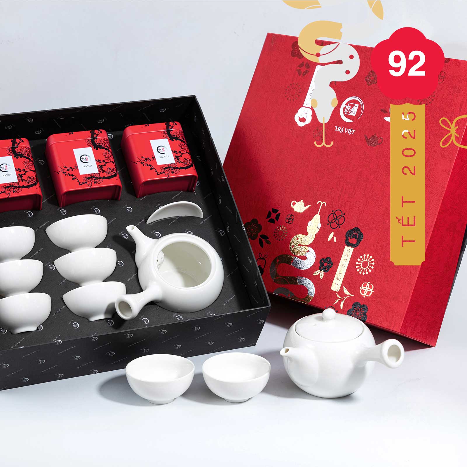 Set quà tết sang trọng tặng khách hàng, sếp – Trà Việt QT92